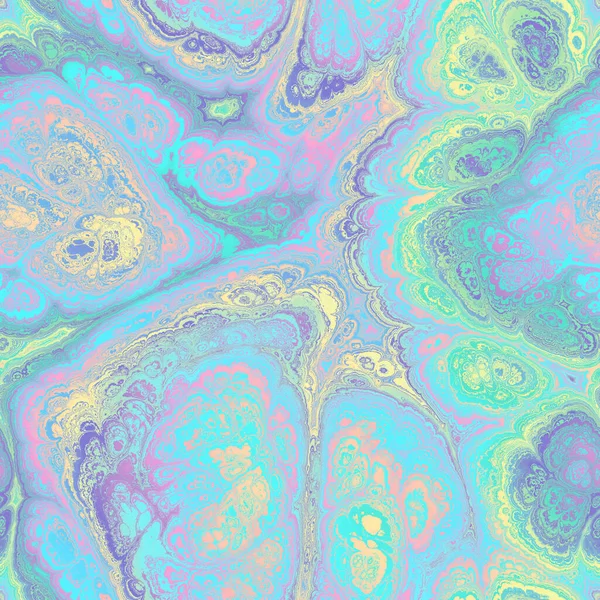 Seamless fractal marble vibrant ornate jpg pattern — Stock Photo, Image