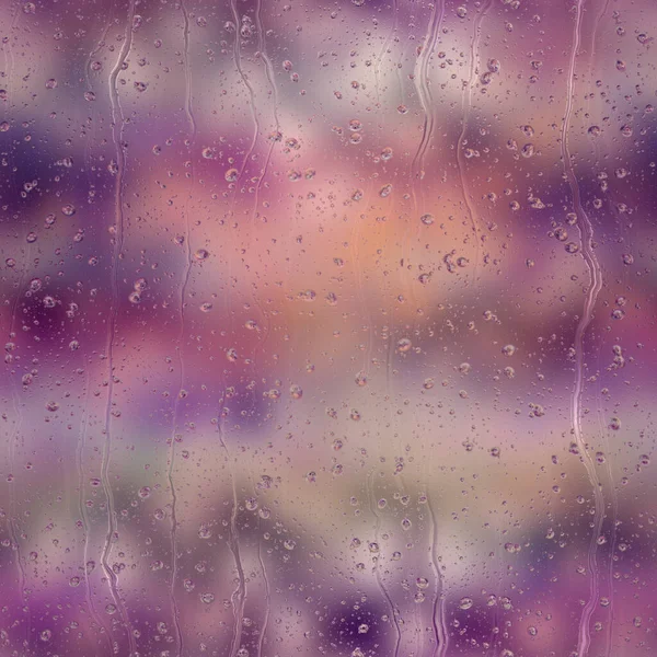 Απρόσκοπτη βροχή σταγόνα νερό επαναλαμβανόμενο μοτίβο στη θολούρα — Φωτογραφία Αρχείου