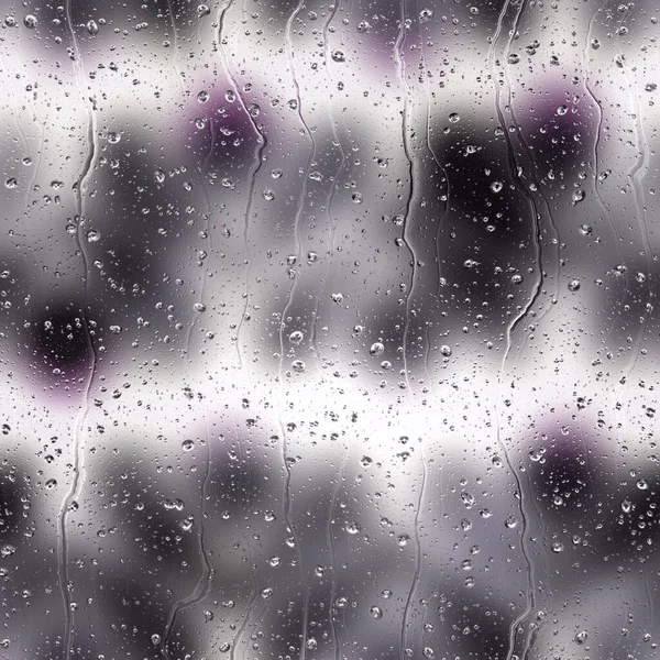 Seamless rain drop water repeat pattern on blur