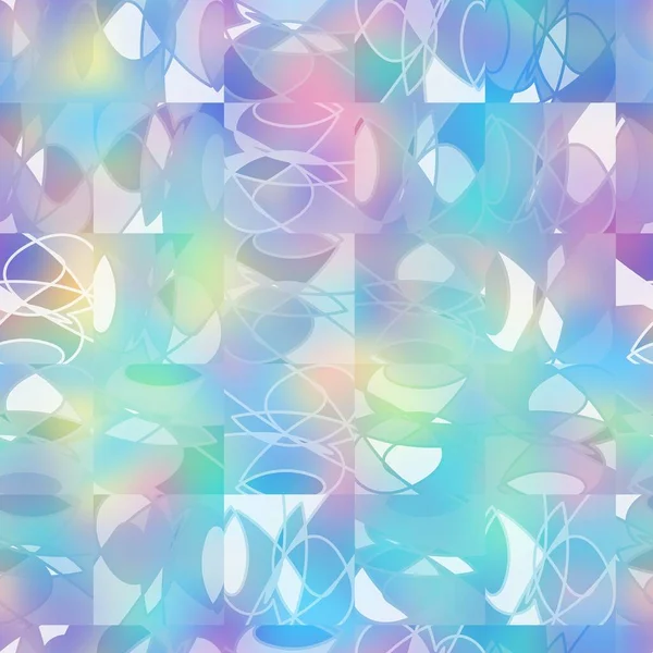 Lebhafte holographische Folie Regenbogen Neon nahtlose Fliese — Stockfoto