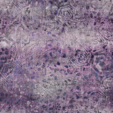 Karamsar mor ve yeşil pürüzsüz desen