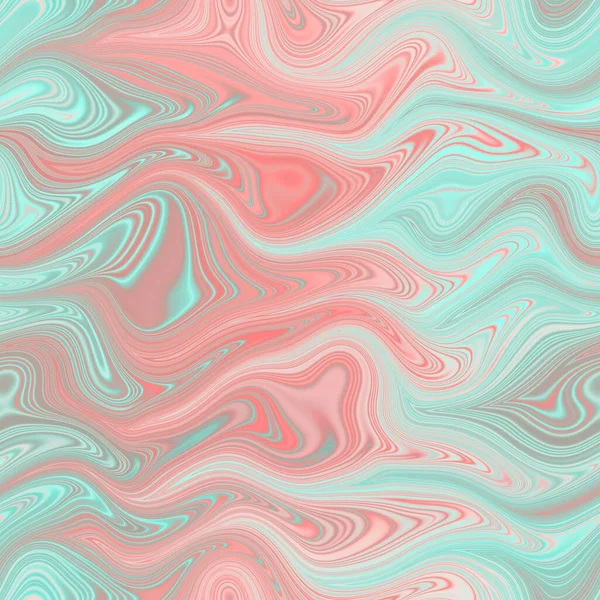 Seamless marble wet ripple wavy fluid pattern — Stock Photo, Image