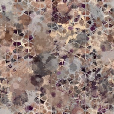 Boya splat funky sıçrama karmaşa dikişsiz desen