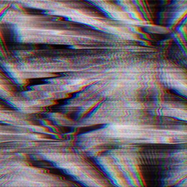 Kusursuz tekno arıza tropikal RGB bilgisayar gürültüsü