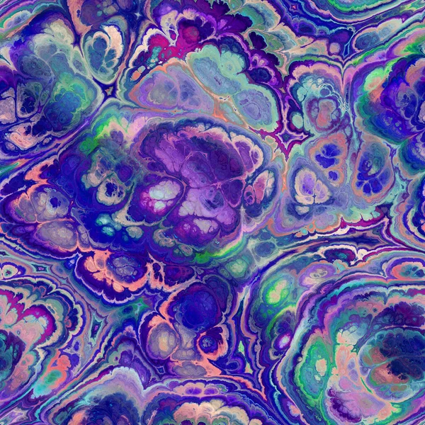 Seamless fractal marble vibrant ornate jpg pattern — Stock Photo, Image