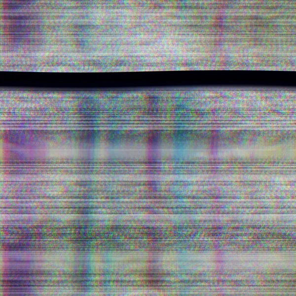 Glitch tecnico senza soluzione di continuità RGB rumore del monitor del computer — Foto Stock