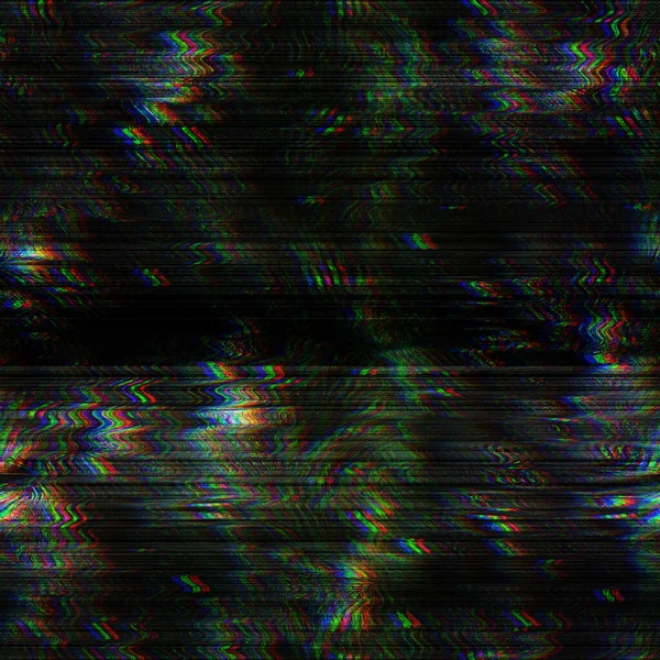 Glitch techno sem costura tropical RGB ruído do computador — Fotografia de Stock