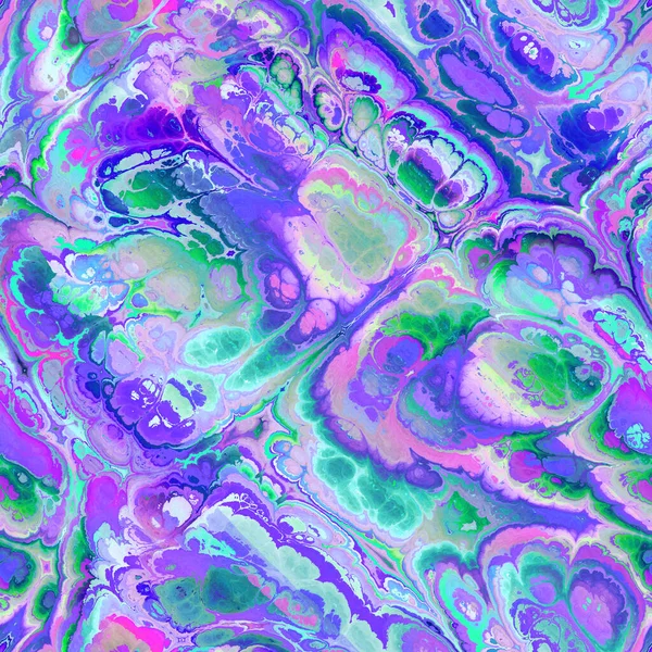 Seamless fractal marble vibrant ornate jpg pattern — Stock Photo, Image