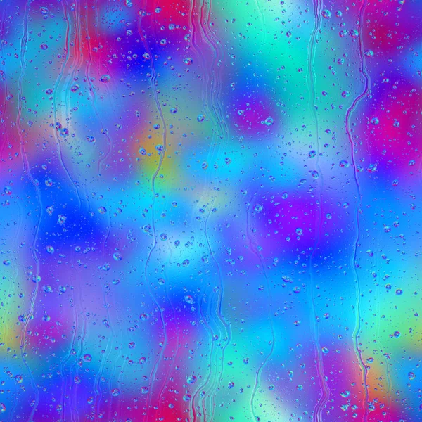 Seamless rain drop water repeat pattern on blur