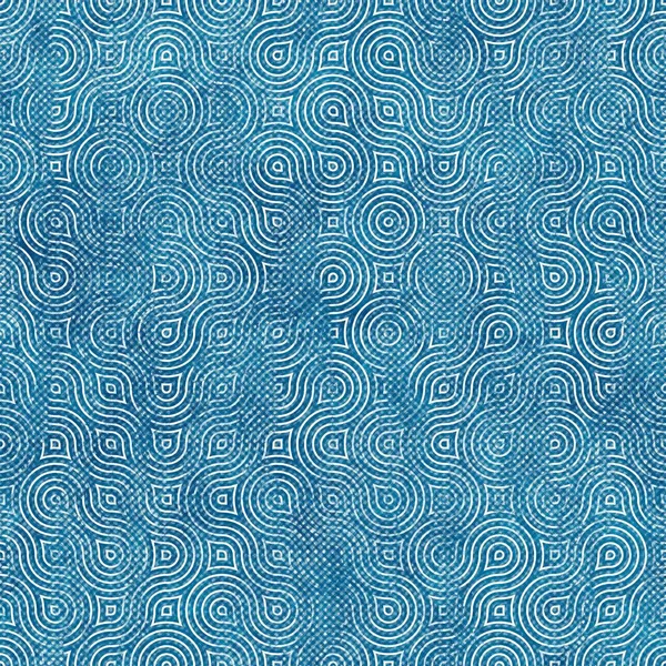 Безшовний синій чорнильний малюнок ручки хрестиком — стокове фото