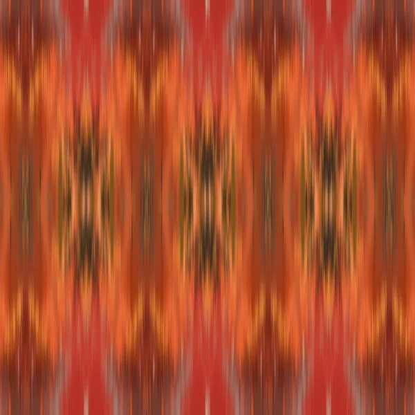 Ikat Abstrakt Blur sömlös mönster etniska Swatch — Stockfoto