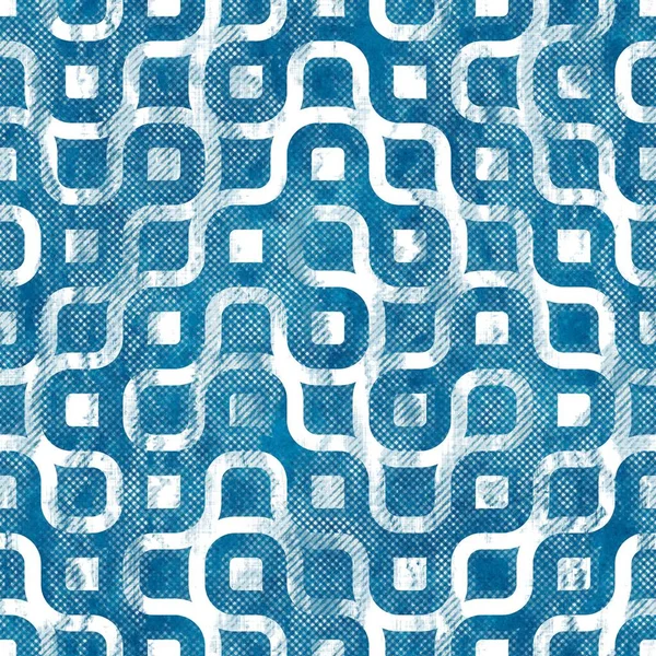 Bezszwowy niebieski tusz pióro cross shatch wzór planu — Zdjęcie stockowe