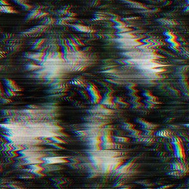 Kusursuz tekno arıza tropikal RGB bilgisayar gürültüsü