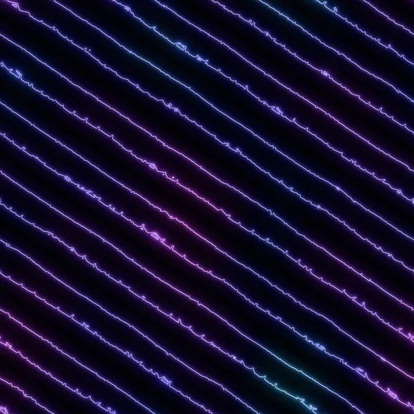 Neon light on black seamless repeat pattern — Stock Photo, Image