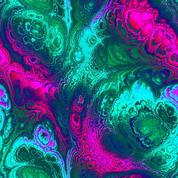 シームレスフラクタル大理石鮮やかな華やかなjpgパターン — ストック写真