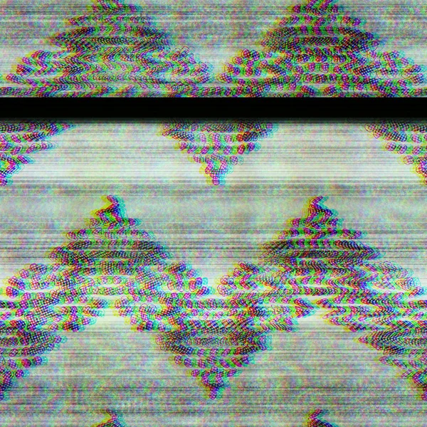 シームレスなテクノグリッチRGBコンピュータのモニターノイズ — ストック写真