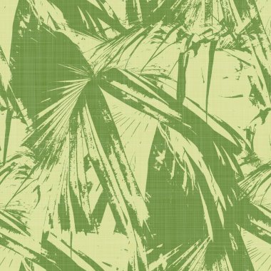 Parlak yeşil tropikal yapraklar pürüzsüz desen