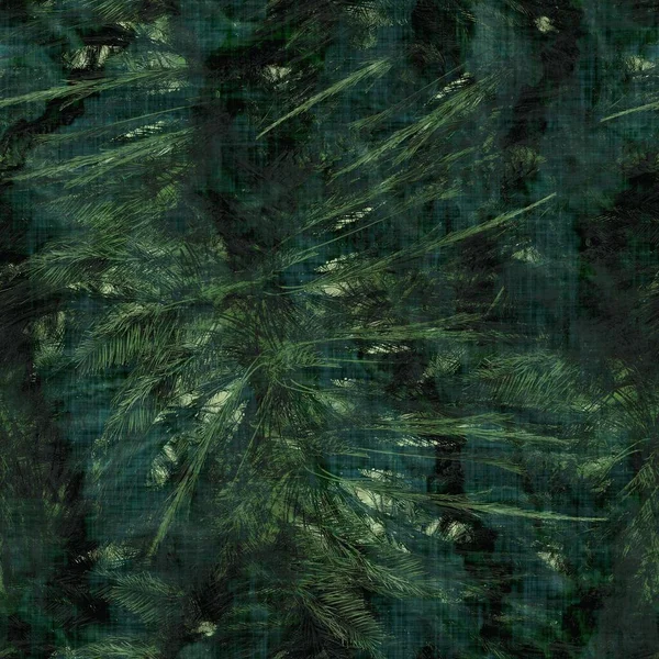 緑の熱帯ヤシの木がシームレスなパターンを残し — ストック写真