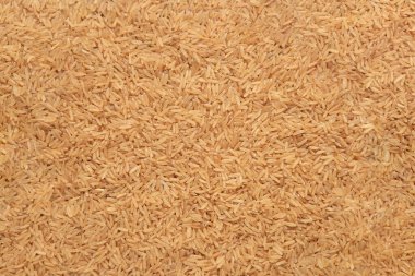 Esmer pirinç arka planda. 