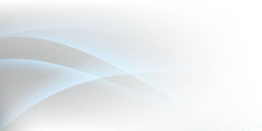 Soyut gri desen ve dinamik dalgalı arkaplan posteri. Teknoloji Parçacık Sisi Ağı Siber Güvenlik Vektörü illüstrasyonu.