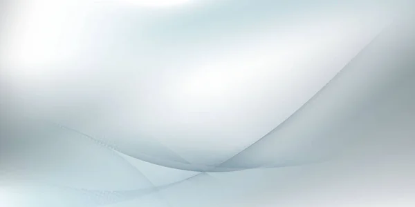Абстрактный Серый Узор Фоновый Плакат Динамическими Волнами Технология Particle Mist — стоковый вектор
