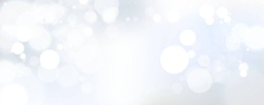 Kapak dekorasyonu için kullanılabilecek soyut bulanık ışık ögesi mavi renkli bokeh arkaplan