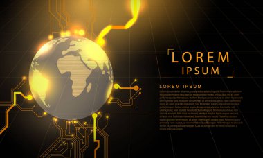 Yüksek teknoloji modern tasarım dijital konsept. soyut doku arkaplanı