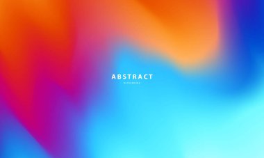 Grafik tasarımınız için soyut renkli sıvı gradyan ekoloji kavramı,