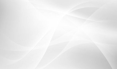 Dinamik dalgalı soyut gri arkaplan posteri. teknoloji ağı Vektör illüstrasyonu.