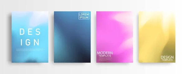 Modèle Abstrait Pastel Fond Dégradé Coloré Concept Pour Votre Conception — Image vectorielle