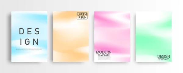 Abstrato Mockup Pastel Colorido Gradiente Fundo Conceito Para Seu Design — Vetor de Stock