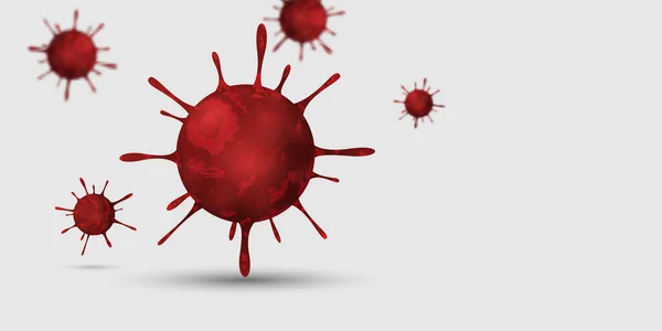 Coronavirus Eller Corona Virus Koncept Sammanlagt Stödbelopp — Stock vektor