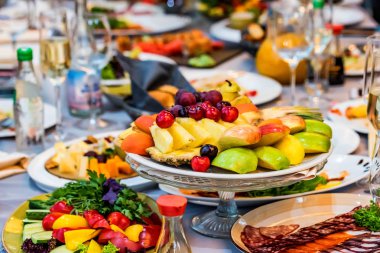 Güzel meyve tabağı Festival tablo