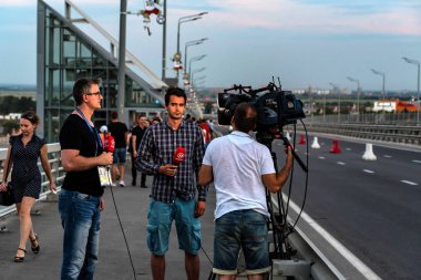 Rostov-On-Don, Rusya-17 Haziran 2018: Kayıt raporu sırasında Dünya Kupası 2018