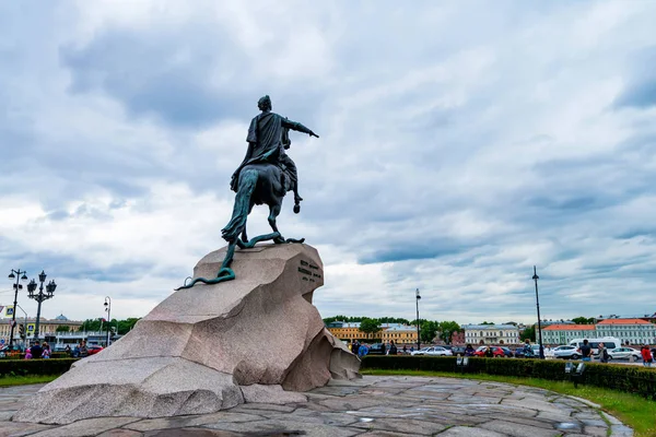 Pomník Petra Velikého v Petrohradu — Stock fotografie