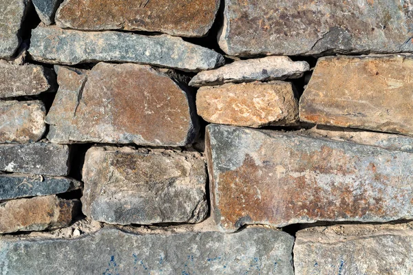 Close up image of old stone wall texture — Stock Photo, Image