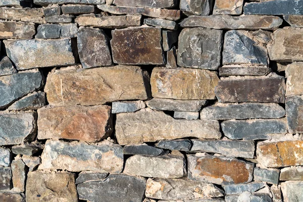 Крупним планом зображення старої кам'яної текстури стін — стокове фото