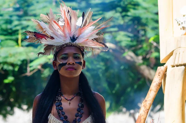 サント ・ ドミンゴ, ドミニカ共和国 - 2015 年 10 月 9 日: 若い美しい Creol 女性 — ストック写真
