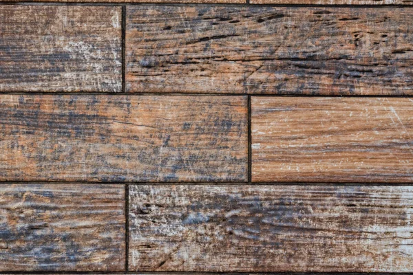 Темні дерев'яні дошки, що покривають підлогу крупним планом — стокове фото