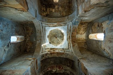 Rusya'da güzel eski Senty Kilisesi kubbe Iç görünümü