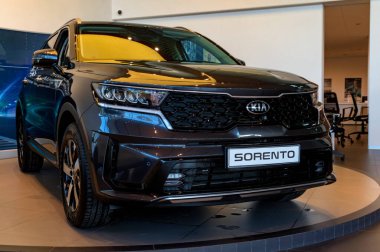 ROSTOV-ON-DON, RUSSIA - CIRCA EKİM 2020: Kia Sorento, yeni popüler model