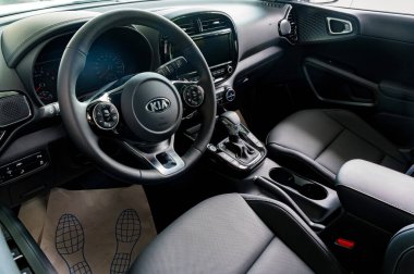 ROSTOV-ON-DON, RUSSIA - CRCA HAZİRAN 2020: Kia Soul, yeni popüler model