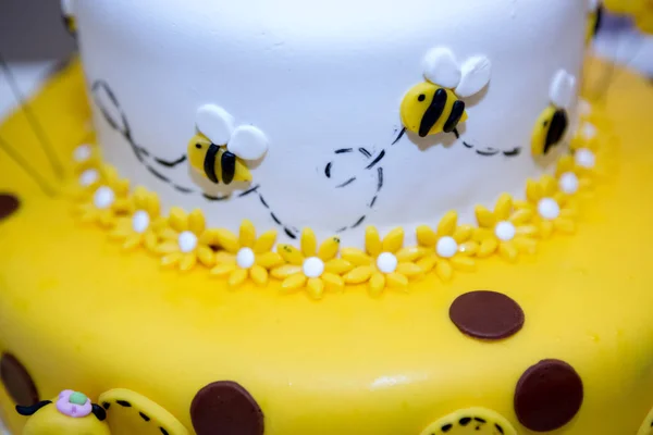 Tort Urodzinowy Dla Dziecka Małe — Zdjęcie stockowe