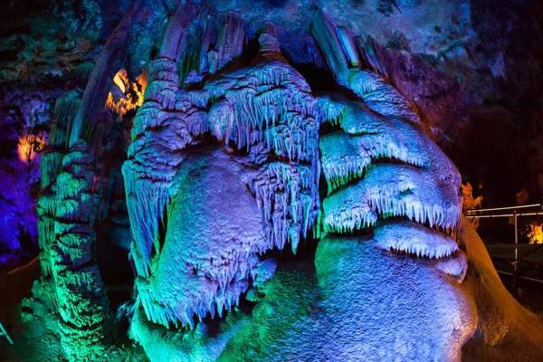 Kamienna Jaskinia Stalaktytów Stalagmitów — Zdjęcie stockowe