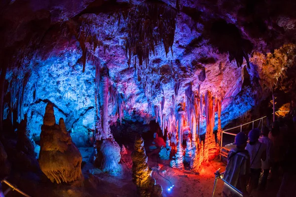 Stone Cave Stalactites Stalagmites — Stock Photo, Image