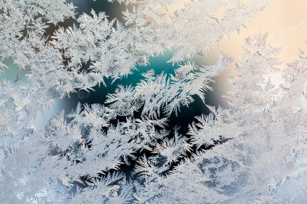 Fenster Zugefroren — Stockfoto