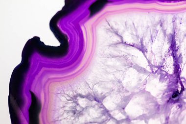 Akik-güzel, renkli dilimleri ve doku