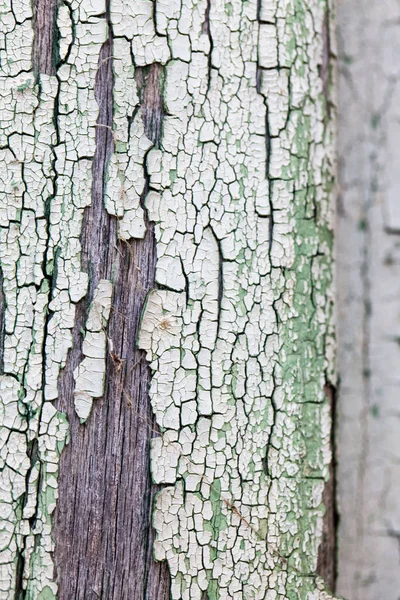 Drewnianą Powierzchnię Farbą Obrane Tekstury Tła — Zdjęcie stockowe