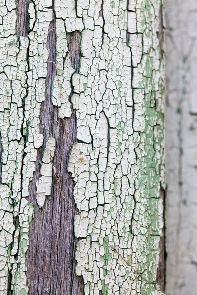 Wooden Surface Peeled Paint Texture Background — Stock Photo, Image