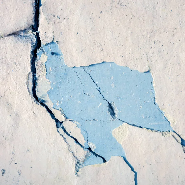 Cement Wandoppervlak Met Gebarsten Verf — Stockfoto